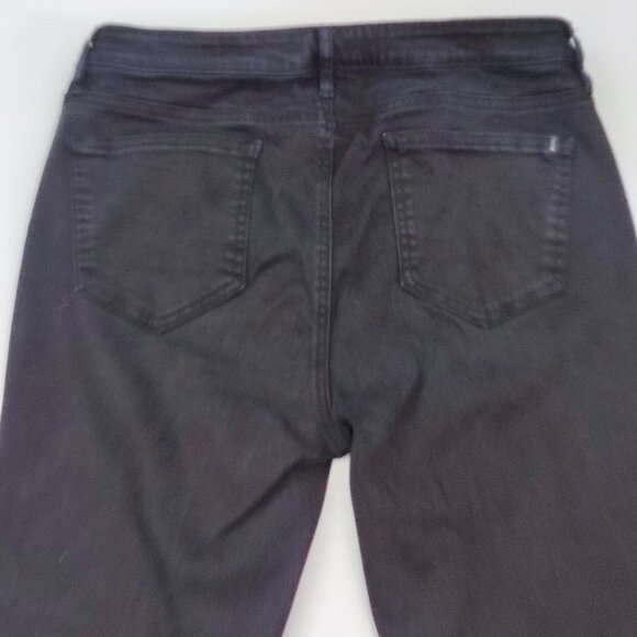 Buffalo David Bitton Faith jeans women's size W32 black min-rise skinny stretch - Picture 4 of 16
